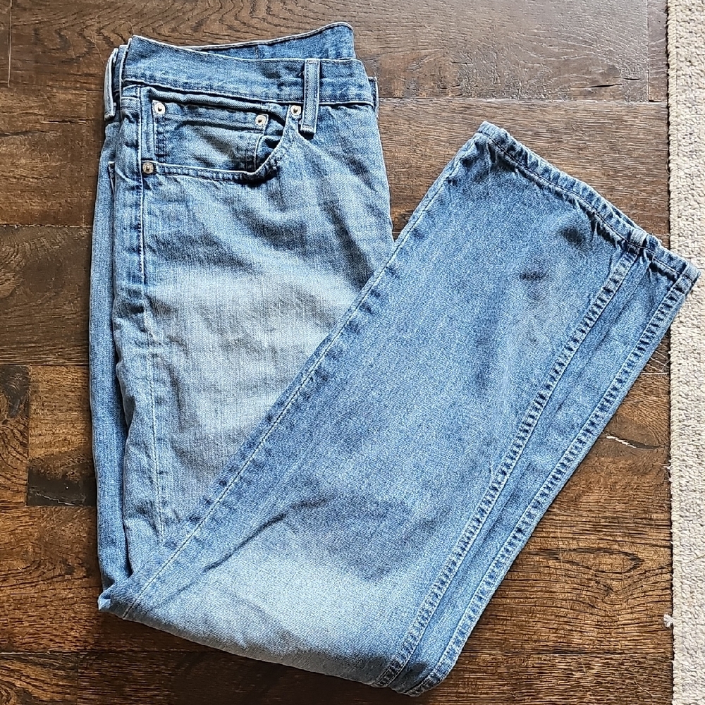 Mens Levi's Light Blue Straight Jeans